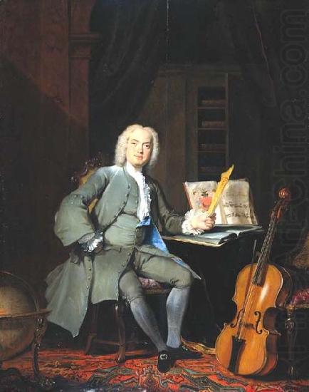 Portrait of a member of the Van der Mersch family, TROOST, Cornelis